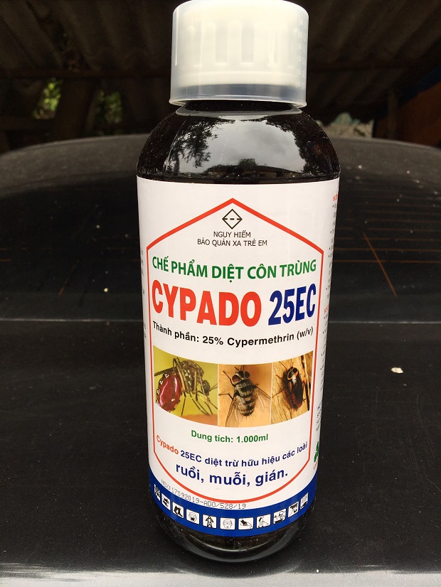 Cypado 25EC Thuốc diệt muỗi và diệt côn trùng 1000ml