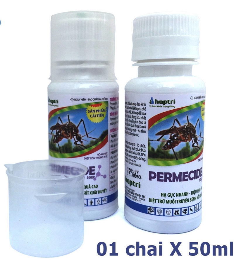 Thuốc diệt muỗi Permecide 50EC - Chai 50ml
