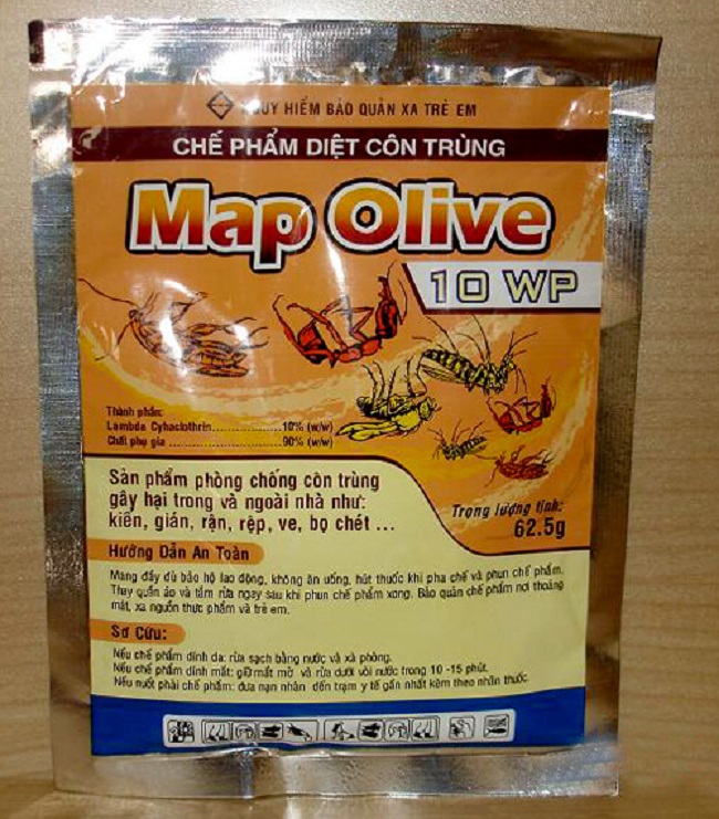 Thuốc diệt muỗi – thuốc diệt côn trùng Map olive 10 WP