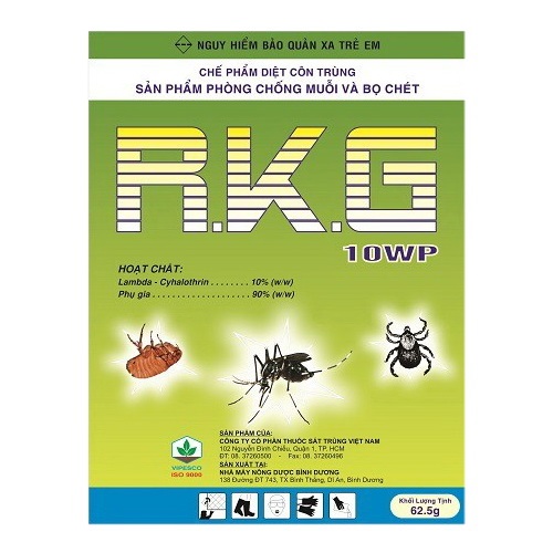 Thuốc diệt bọ chét, rận, muỗi và côn trùng gây hại