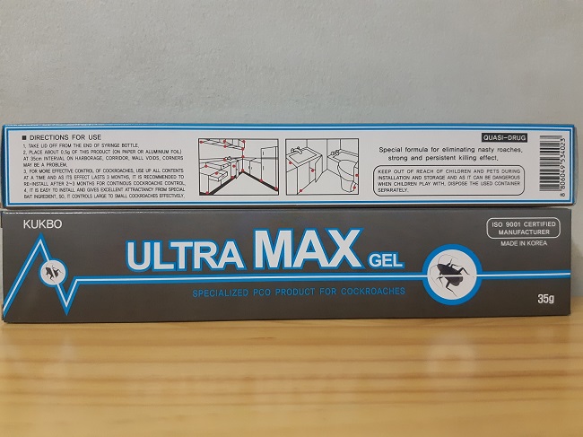 Cách sử dụng bả diệt gián Ultra max gel: